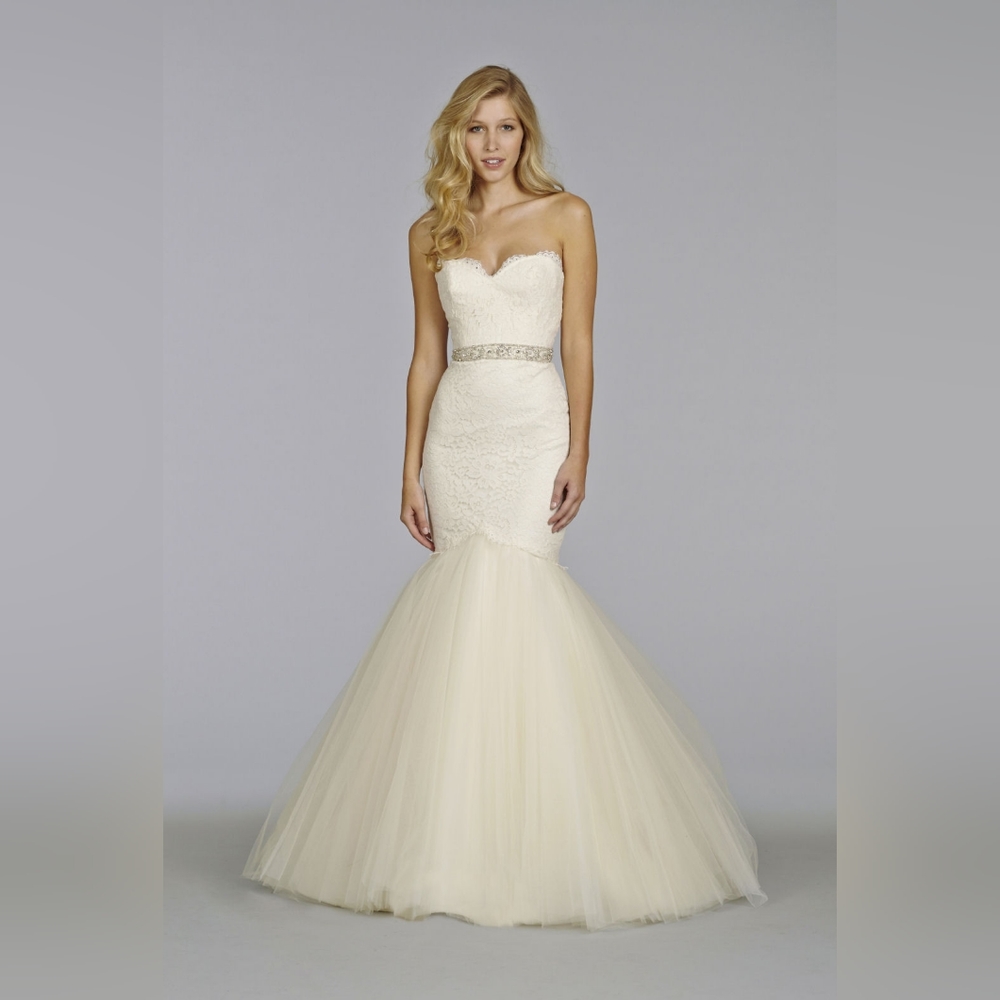 Tara Keely wedding dress, style# 2404, ivory, bridal size 14